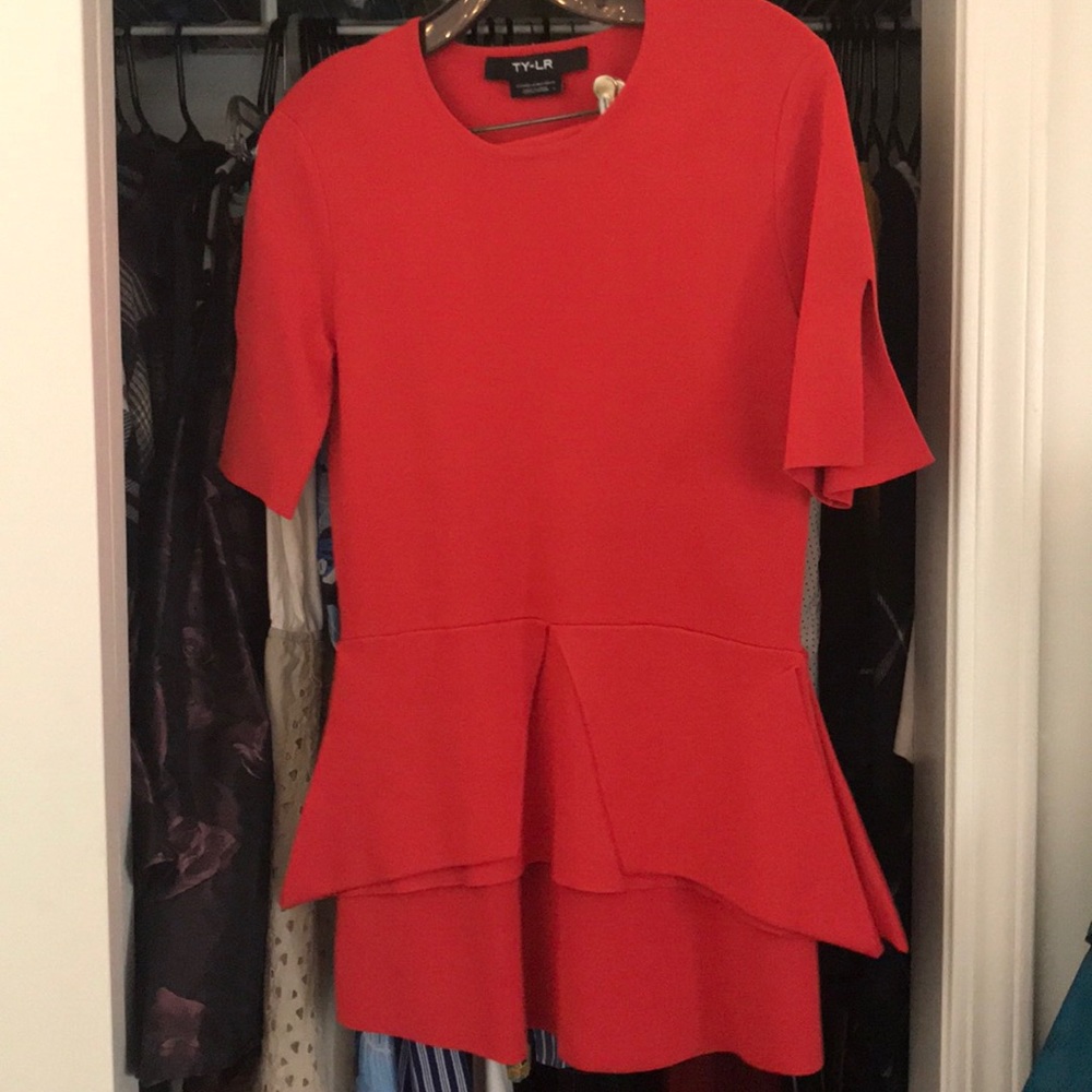 Orange Shirt and Skirt combo